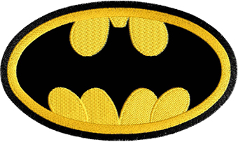 Batman Logo Machine Embroidery Design