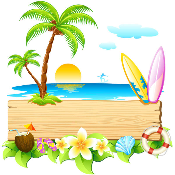 Beach Vacation Clip Art