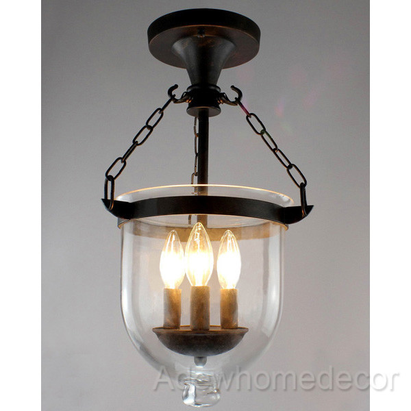 Bell Jar Mini-Pendant Light