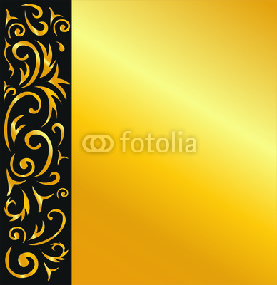 Black and Gold Elegant Background Vector