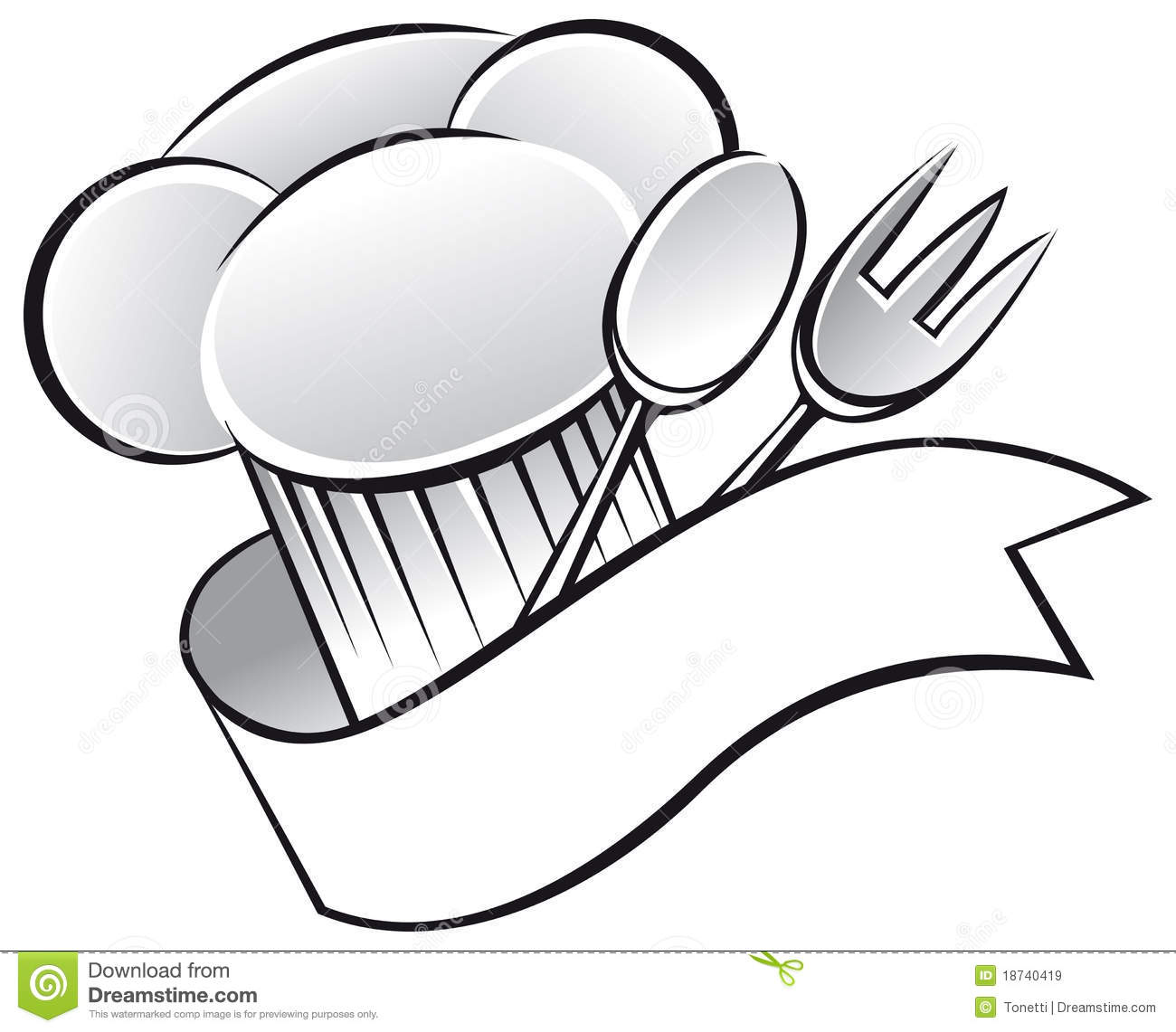 Black Chef Hat Clip Art