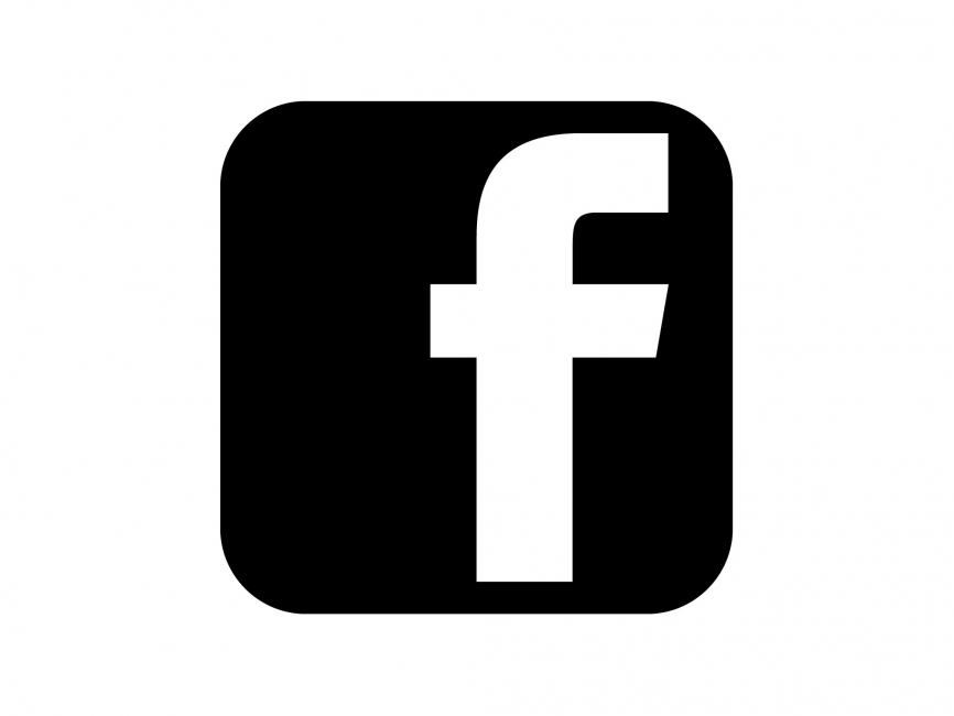 Black Facebook Icon Vector
