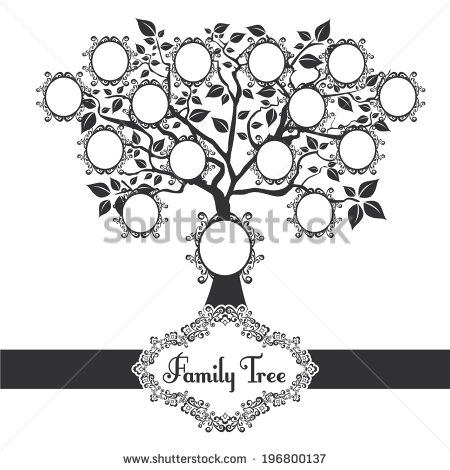 Black Family Tree Illustration