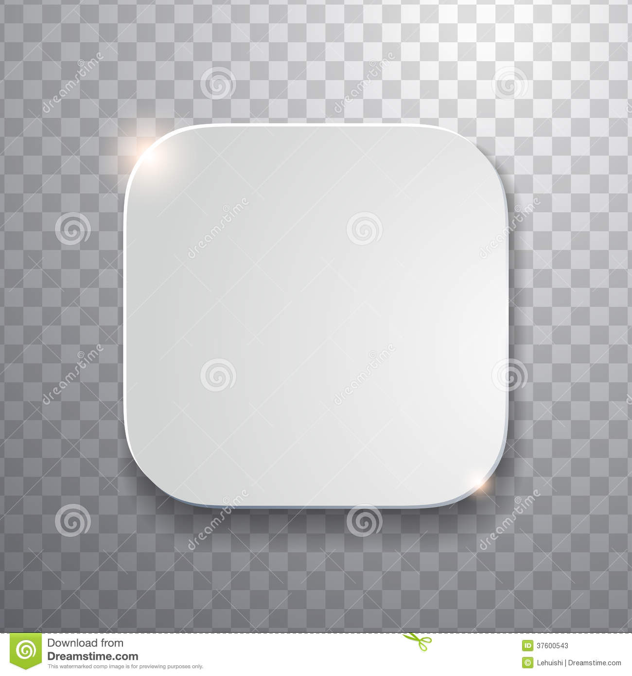 Blank App Icon Template