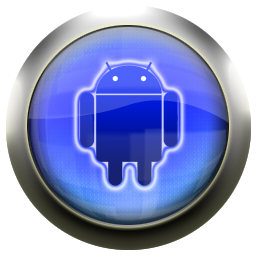 Blue Android Icon