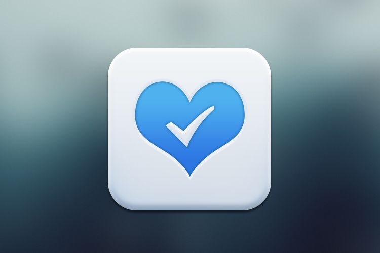 Blue Mobile App Icon