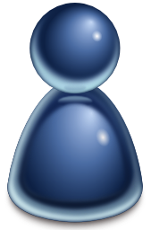 Blue Person Icon