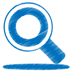 Blue Search Icon