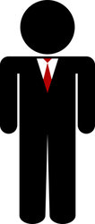 Business Man Stick Figure