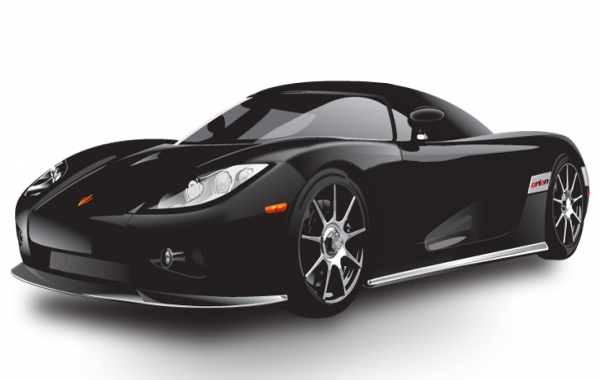 11 Vector Sports Car Images