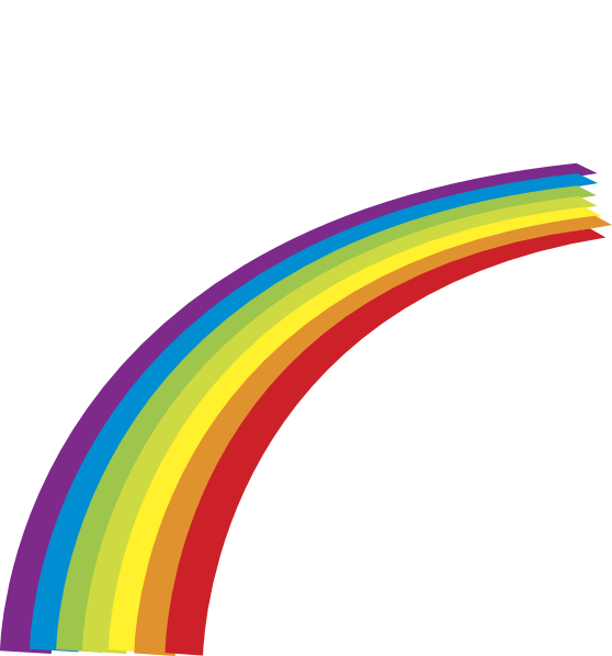 Cartoon Half Rainbow Clip Art Cartoon Half Rainbow Clip Art