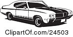 Chevy Muscle Car Clip Art