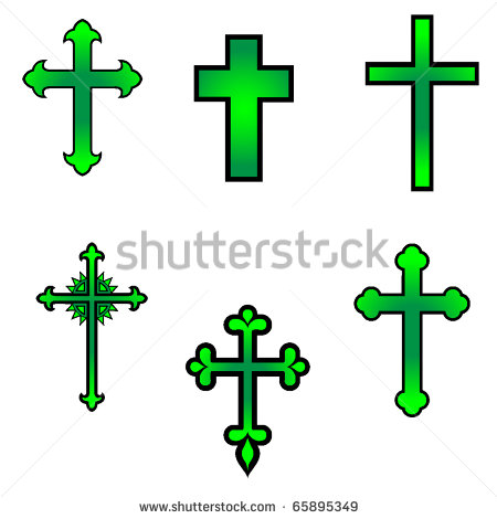 Christian Cross Designs Clip Art