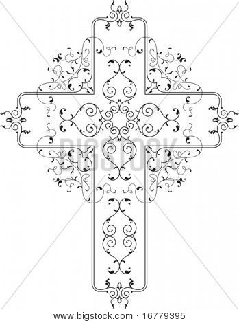 Christian Cross Designs Clip Art