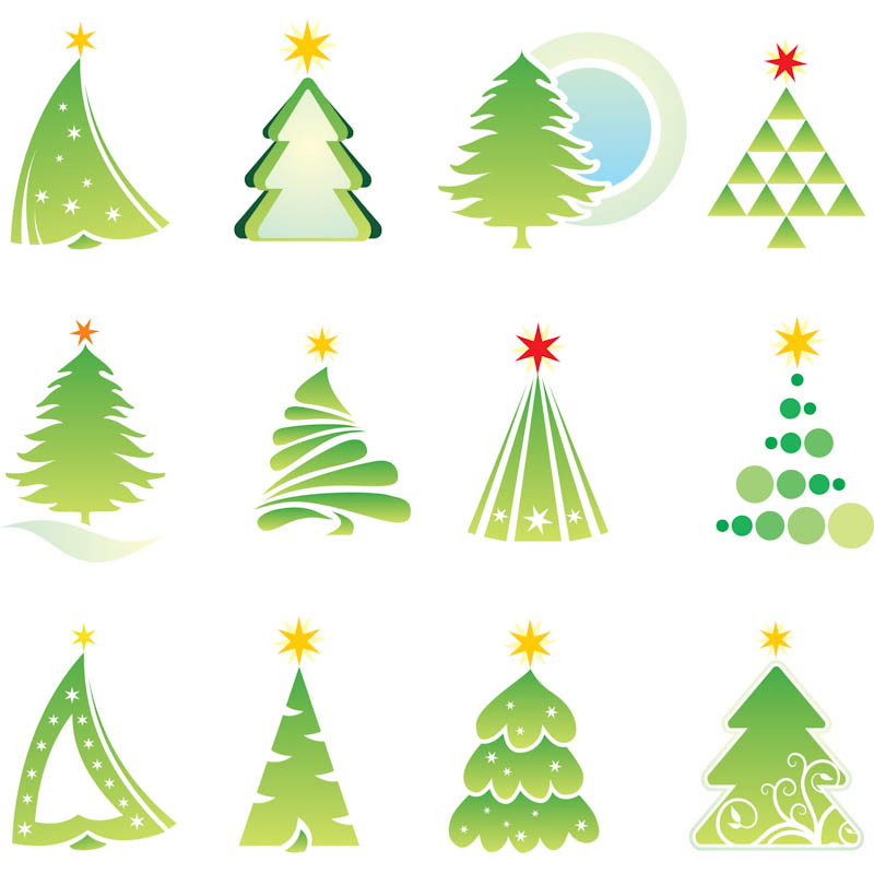 Christmas Tree Vector Art