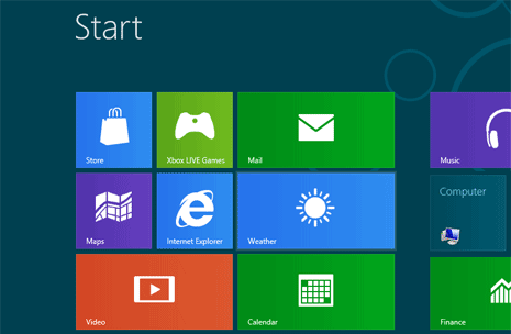 16 Windows 8 Metro Desktop Icons Images