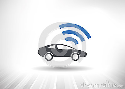 Connected Car Clip Art