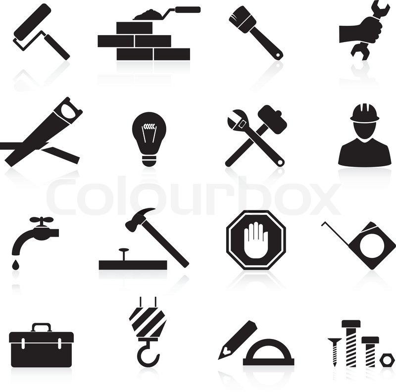 18 Construction Vector Icons Images