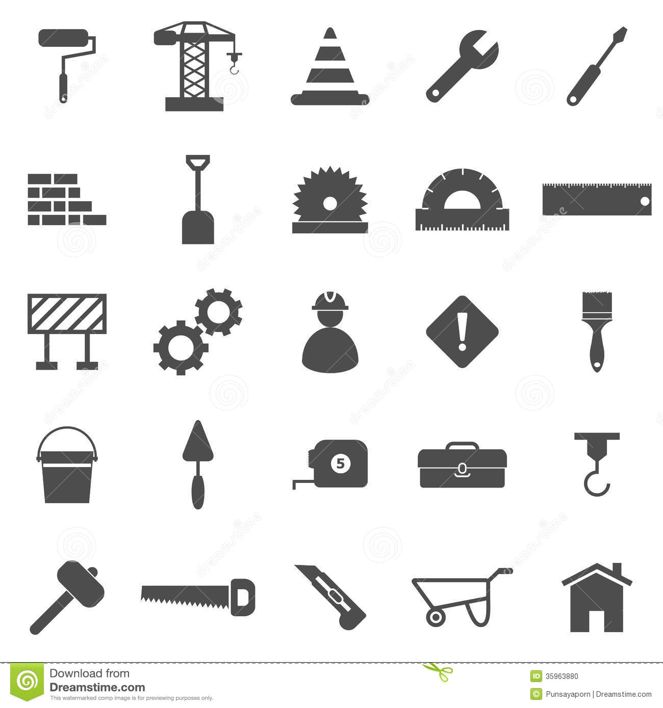 Construction Icons Vector