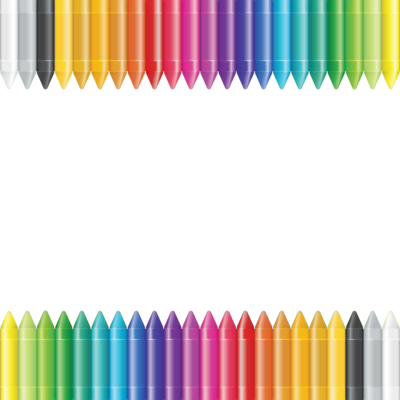 Crayon Border Clip Art Vector