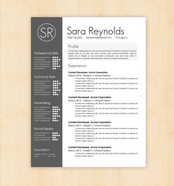 Creative Resume Design Templates