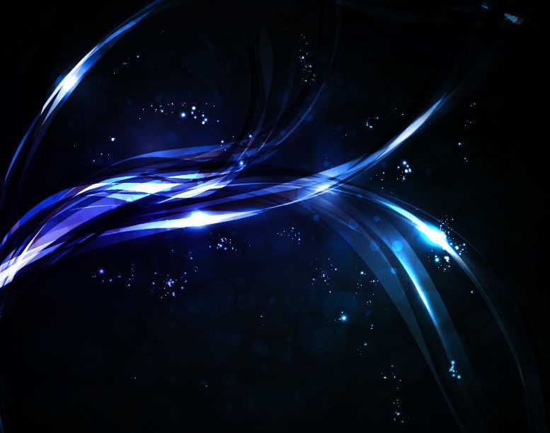 Dark Blue Background Vector Abstract Glowing Light