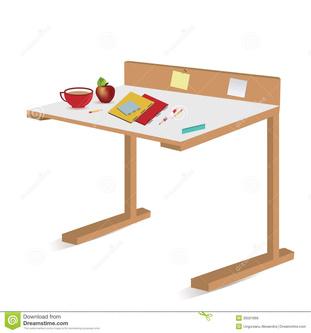 clip art old school desk - photo #25