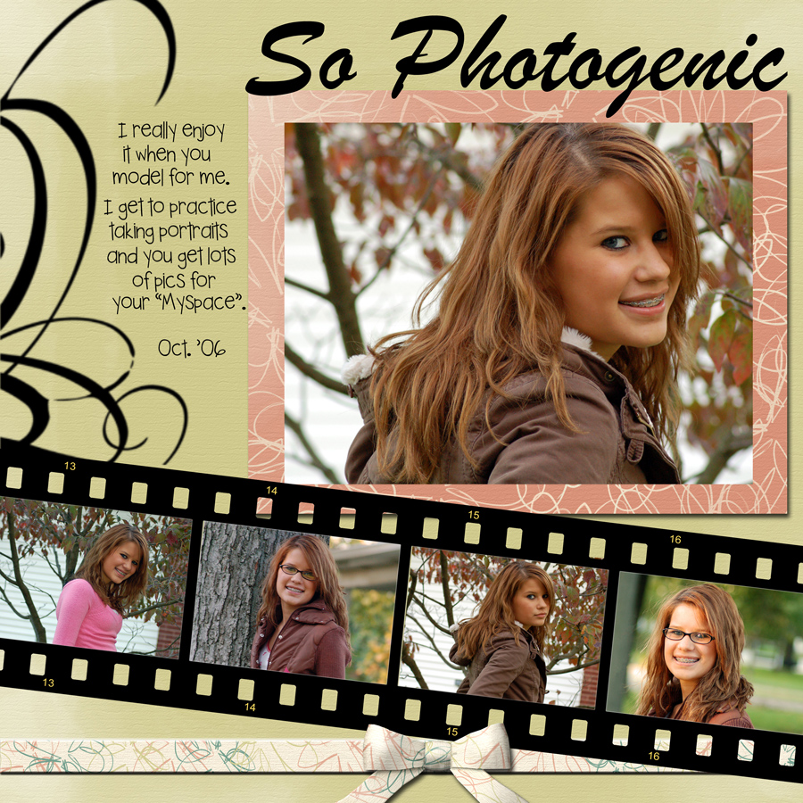 16 Design Digital Scrapbook Templates Images