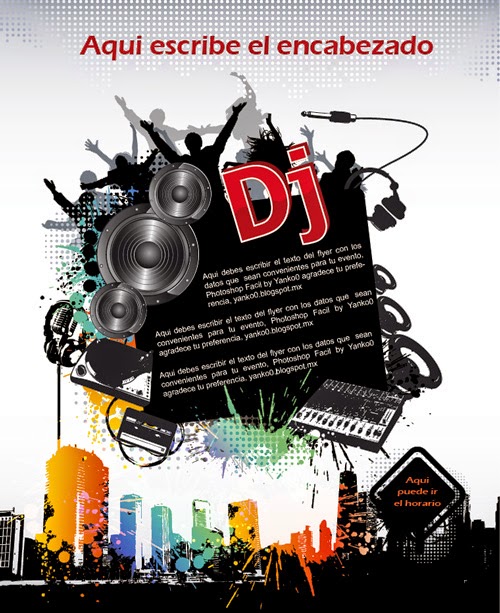 DJ Flyer PSD Template