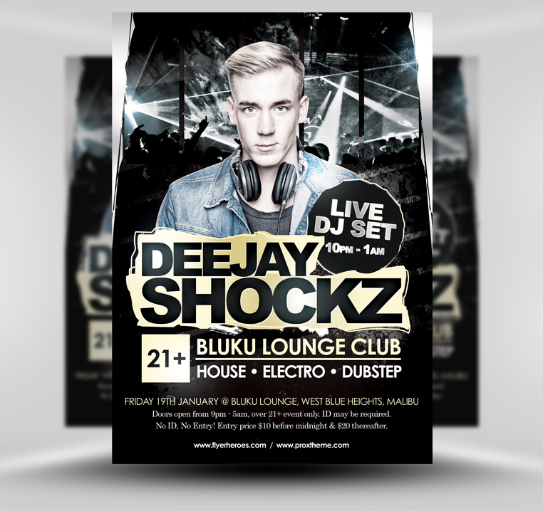 DJ Flyers Templates Free