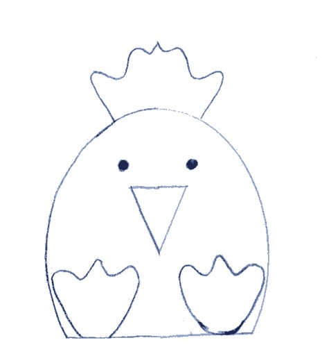 Easter Chick Template Printable