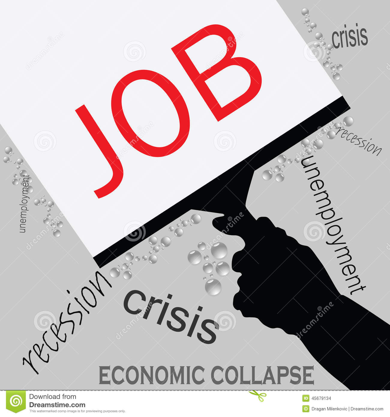 Economic Recession Clip Art