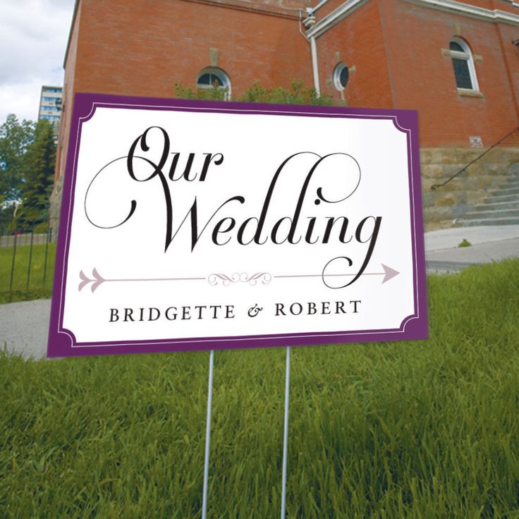 13 Fonts For Wedding Direction Signs Images