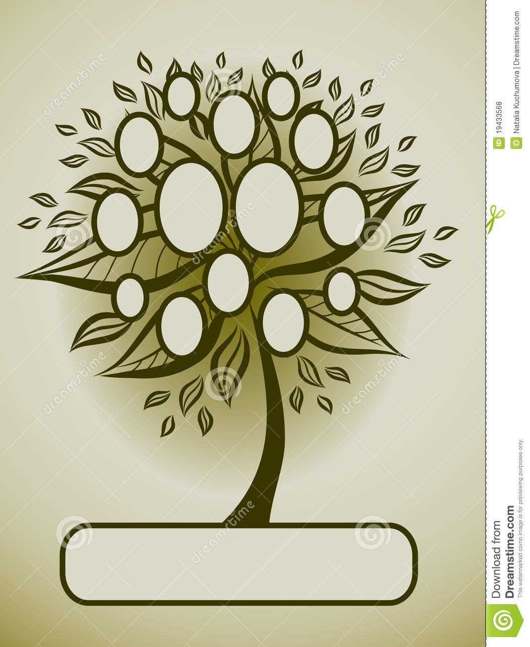 Family Tree Design Vector