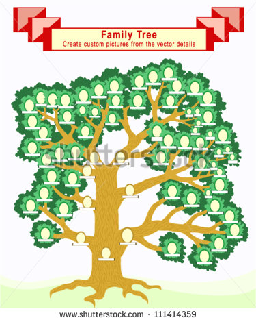Family Tree Trunk Vector