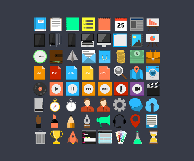 Flat Icon Set Flat Icon Set