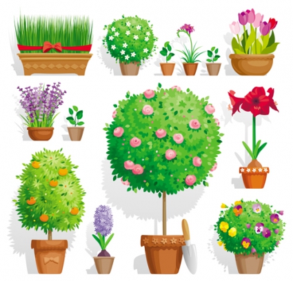 Flower Garden Vector