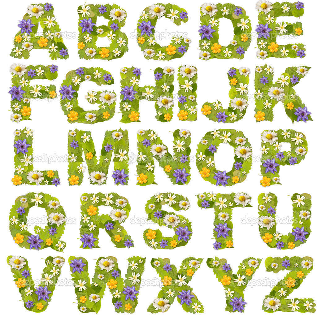 Flower Letters Font