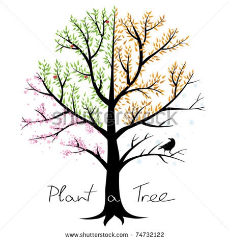 Four Seasons Tree Tattoo