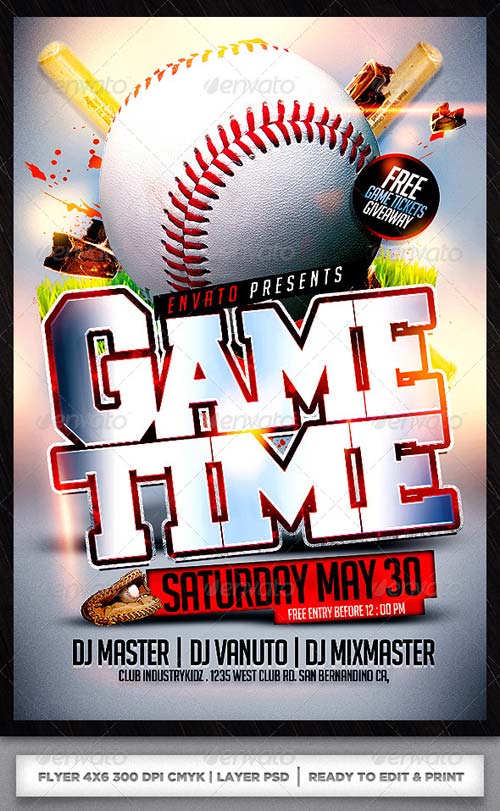 Free Baseball Flyer Templates Free Baseball Flyer Templates