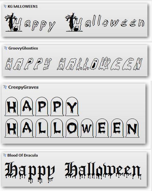 Free Halloween Fonts Downloads