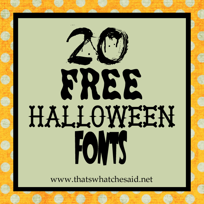 Free Halloween Fonts for Word Free Halloween Fonts for Word