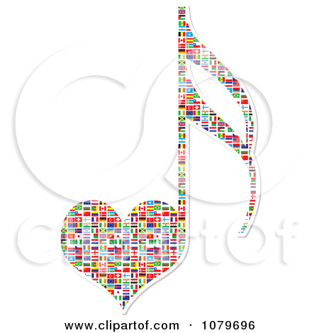 Free Music Note Heart