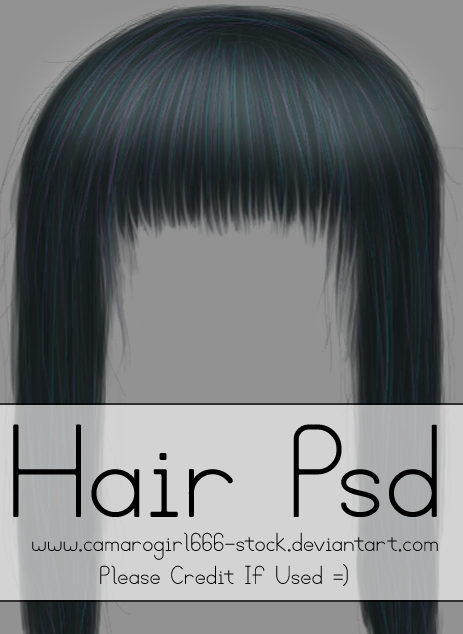 Free Photoshop PSD Hair Files