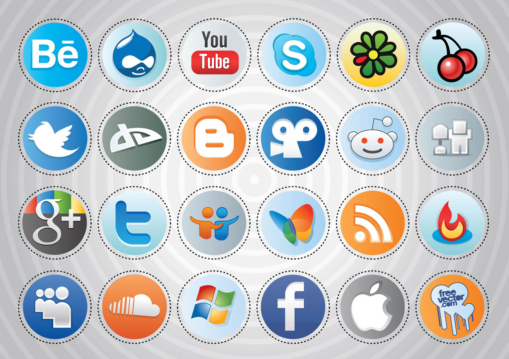 Free Social Media Buttons