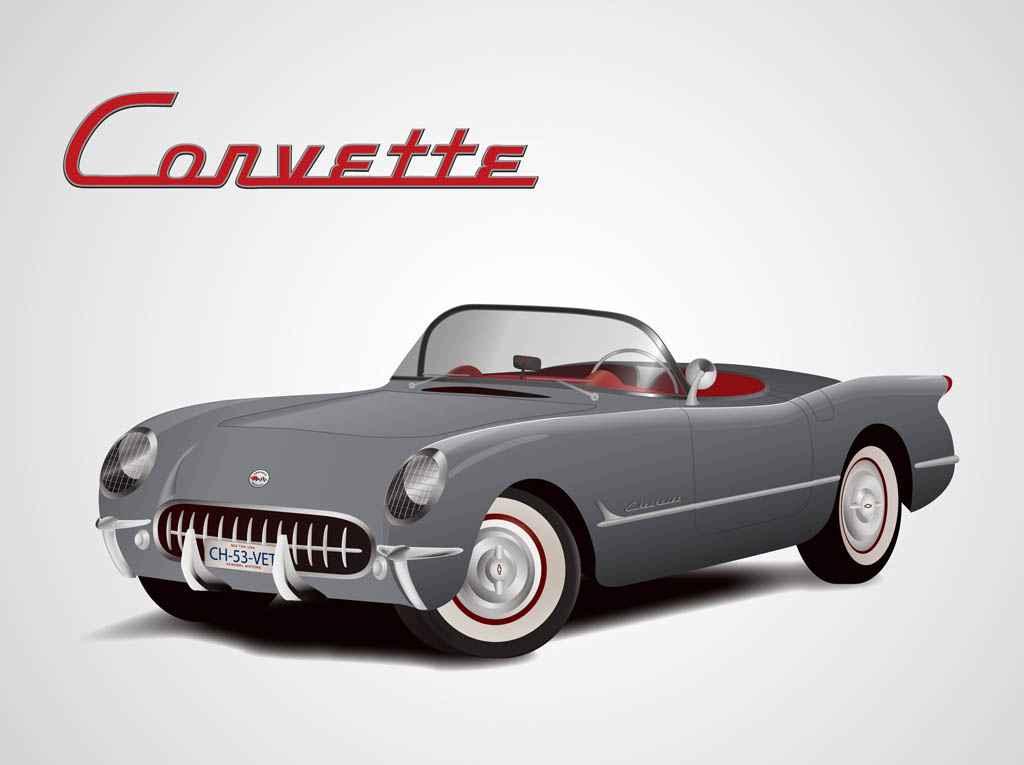 Free Vector Corvette Clip Art