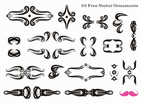 Free Vector Ornaments Free Vector Ornaments