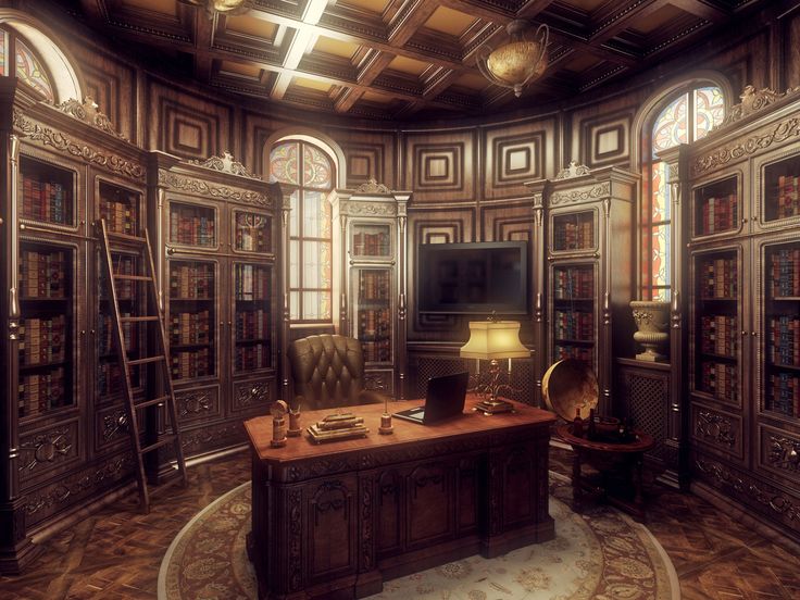 Gothic Interior Design Office