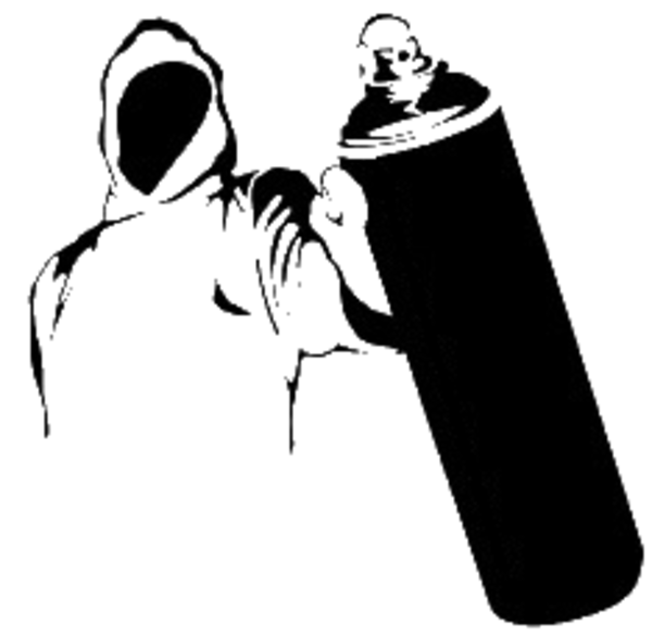 Graffiti Spray Paint Can Clip Art