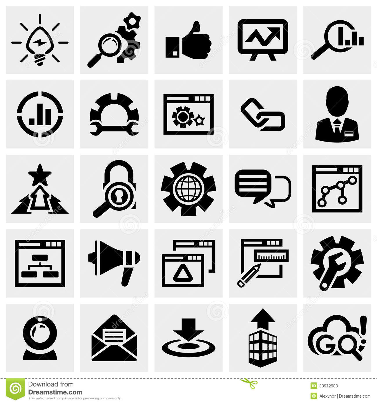 Grey Vector Icons Free